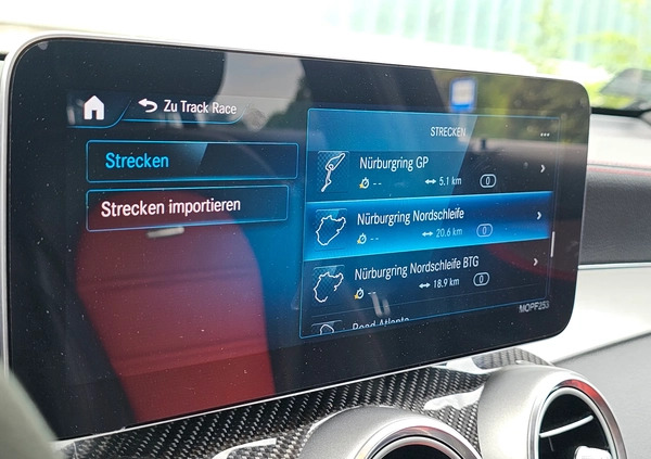 Mercedes-Benz GLC cena 319666 przebieg: 88000, rok produkcji 2019 z Barczewo małe 781
